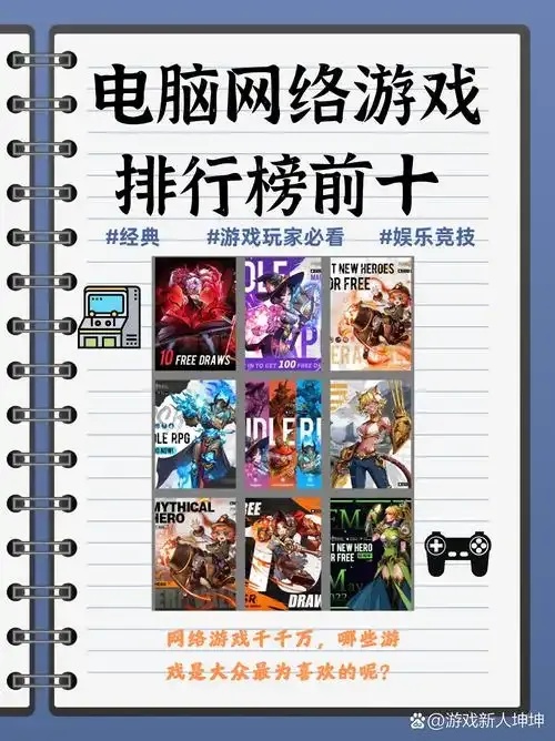 2024年电脑游戏排行榜前十名